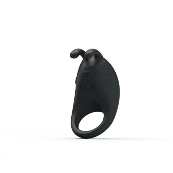 Pierścień wibrujący Pretty Love silikonowy z króliczkiem USB 7,5 cm