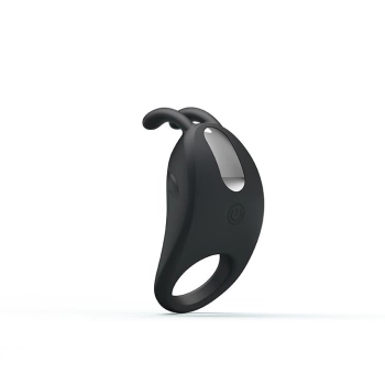 Pierścień wibrujący Pretty Love silikonowy z króliczkiem USB 7,5 cm