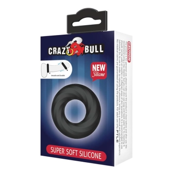Pierścień erekcyjny silikonowy super miękki Crazy Bull 5 cm