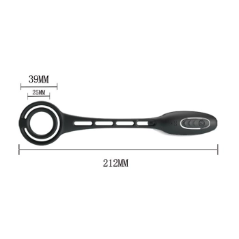 Wibrator prostaty Pretty Love Vibration Penis Sleeve III 12 funkcji
