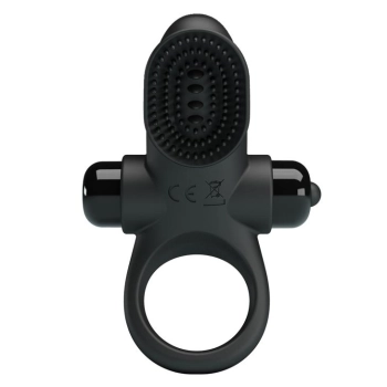 Pierścień wibrujący Pretty Love Vibrant Penis Ring II czarny