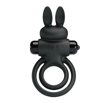 Pierścień wibrujący Pretty Love Vibrant Penis Ring III czarny