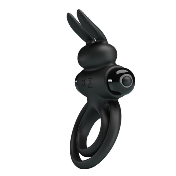 Pierścień wibrujący Pretty Love Vibrant Penis Ring III czarny