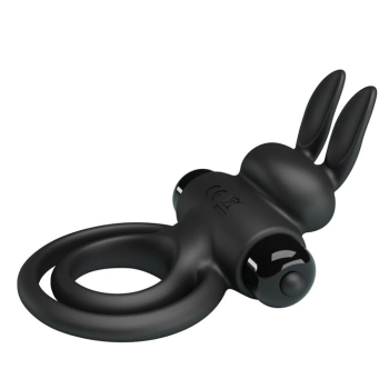 Pierścień wibrujący Pretty Love Vibrant Penis Ring III czarny