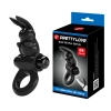 Pierścień wibrujący Pretty Love Exciting Ring czarny 10 funkcji