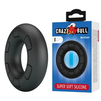 Pierścień erekcyjny super miękki silikonowy Crazy Bull Bertram