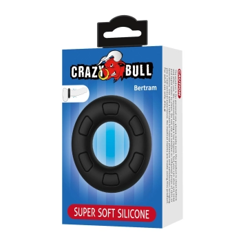 Pierścień erekcyjny super miękki silikonowy Crazy Bull Bertram