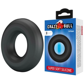 Supermiękki silikonowy pierścień erekcyjny Crazy Bull Urban