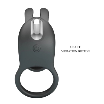 Nakładka wibrująca Pretty Love Matty silikonowa USB 4 cm