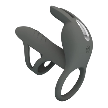 Nakładka wibrująca Pretty Love Master Ring silikonowa USB 4 cm