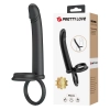 Strap on dildo silikonowe Pretty Love Moses 19 cm wodoodporne