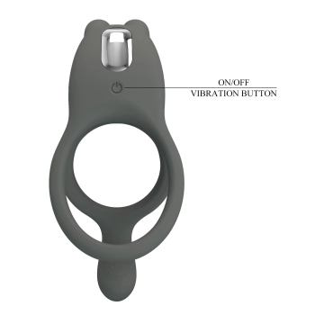 Pierścień wibrujący Pretty Love Master Ring silikonowy 7 funkcji