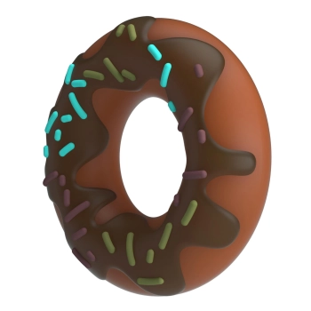 Pierścień erekcyjny Pretty Love Choco Super Donut silikonowy supermiękki