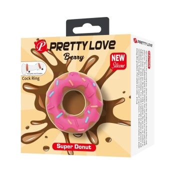 Pierścień erekcyjny supermiękki silikonowy pączek Pretty Love