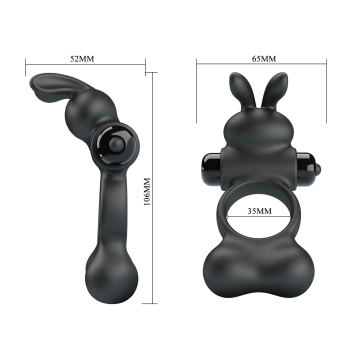 PRETTY LOVE - Vibrate Penis Ring YUSUF 10 functions
