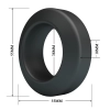 Pierścień erekcyjny silikonowy Crazy Bull Brodan wodoodporny 3,8 cm