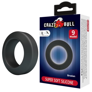 Pierścień erekcyjny silikonowy Crazy Bull Brodan wodoodporny 3,8 cm