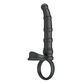 Pierścień erekcyjny analny Pretty Love Tatum 10 wibracji 18 cm