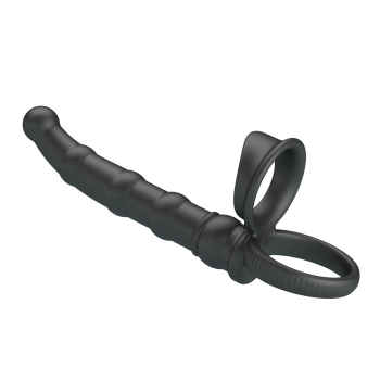 Pierścień erekcyjny analny Pretty Love Tatum 10 wibracji 18 cm