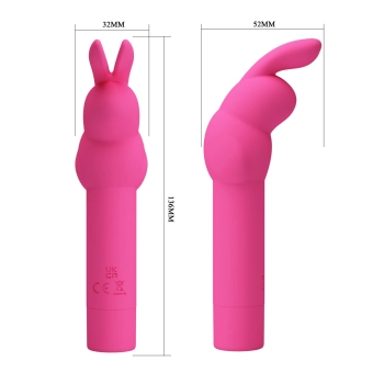 Wibrator króliczek Pretty Love Gerardo silikonowy 10 funkcji wibracji