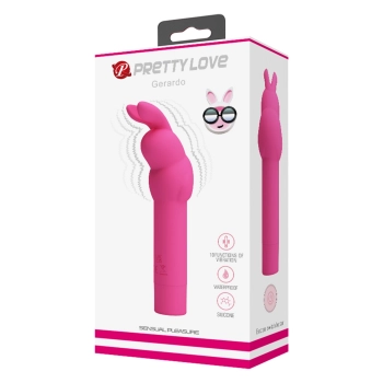 Wibrator króliczek Pretty Love Gerardo silikonowy 10 funkcji wibracji