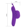 Wibrator na palec silikonowy Pretty Love Snail USB 10 funkcji