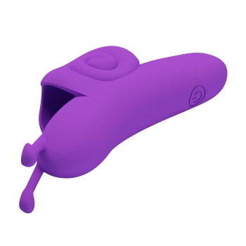 Wibrator na palec silikonowy Pretty Love Snail USB 10 funkcji