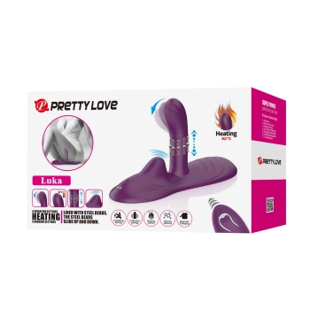 Pretty Love Luka – Podgrzewany Wibrator-Siedzisko