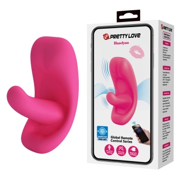 Wibrator silikonowy Pretty Love Hazelynn sterowany aplikacją 11 cm