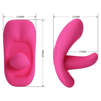 Wibrator silikonowy Pretty Love Hazelynn sterowany aplikacją 11 cm