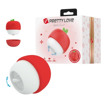 Stymulator łechtaczki Pretty Love Apple Secret silikonowy 12 trybów lizania