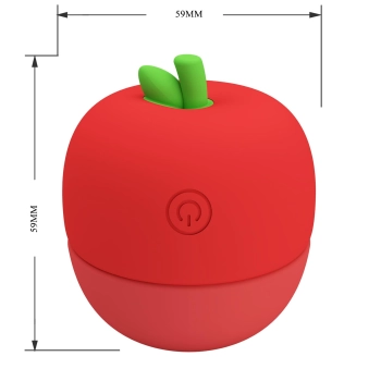 Stymulator łechtaczki Pretty Love Apple Secret silikonowy 12 trybów lizania