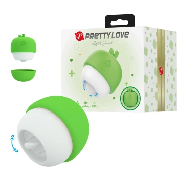 Stymulator łechtaczki liżący Pretty Love Apple Secret silikonowy 12 trybów