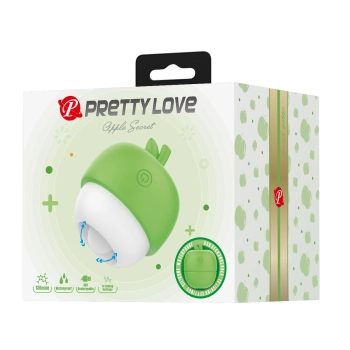 Stymulator łechtaczki liżący Pretty Love Apple Secret silikonowy 12 trybów