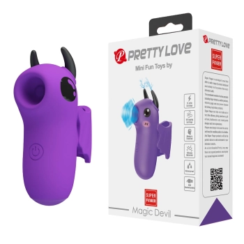 Stymulator łechtaczki Pretty Love Magic Devil silikonowy ładowalny E-stim