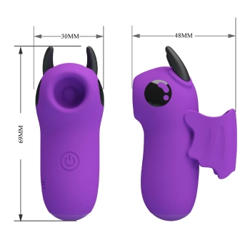 Stymulator łechtaczki Pretty Love Magic Devil silikonowy ładowalny E-stim