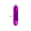 Mini wibrator Pretty Love Kiwi metaliczny 10 wibracji