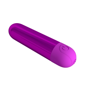 Mini wibrator Pretty Love Kiwi metaliczny 10 wibracji