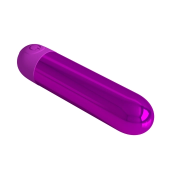 Mini wibrator Pretty Love Kiwi metaliczny 10 wibracji