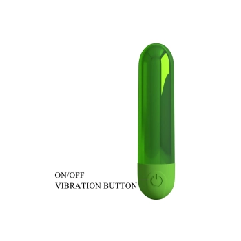 Mini wibrator bullet Pretty Love Kiwi zielony ładowany