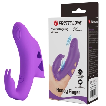 Wibrator palcowy Yenna Honey Finger Pretty Love 10 wibracji