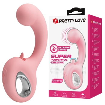 Stymulator łechtaczki z lizaniem Pretty Love Erynnyes silikonowy USB
