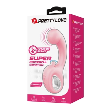Stymulator łechtaczki z lizaniem Pretty Love Erynnyes silikonowy USB