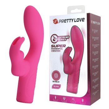 Wibrator króliczek Pretty Love Elivia 10 trybów punktu G silikonowy USB