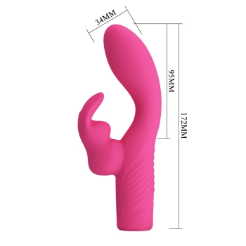 Wibrator króliczek Pretty Love Elivia 10 trybów punktu G silikonowy USB