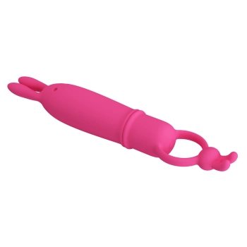 Wibrator króliczek silikonowy Pretty Love Delia 10 trybów wodoodporny AAA
