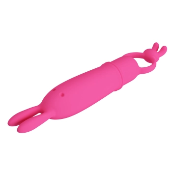 Wibrator króliczek silikonowy Pretty Love Delia 10 trybów wodoodporny AAA