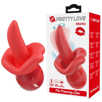 Stymulator łechtaczki z ruchem języka Pretty Love Obelia USB