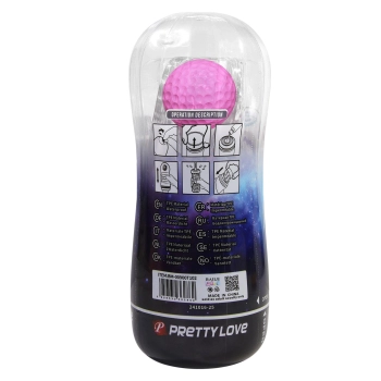 Masturbator próżniowy Pretty Love TPE wodoodporny