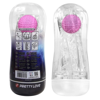 Masturbator próżniowy Pretty Love TPE wodoodporny